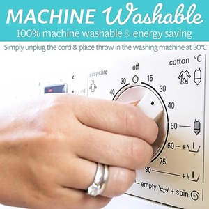 Cosy Electric Heated Throw Blanket Luxurious Sherpa Fleece - Grey Lilac by Cozy Night