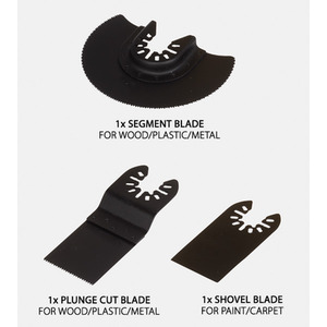 Lumberjack Variable Speed Multi Tool 300W with 29 Accessories Included - Red by Lumberjack