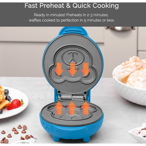 Innoteck Mini Waffle Snack Maker 550W by Innoteck