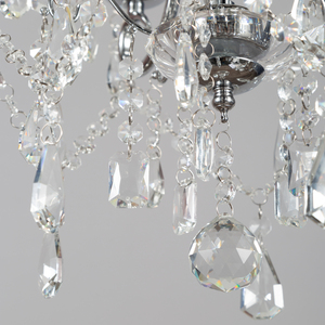 Anya 5 Light Bathroom Small Chandelier - Chrome by Litecraft