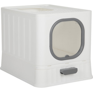 Kidkid Folding Enclosed Cat Litter Box with Scoop by Kidkid