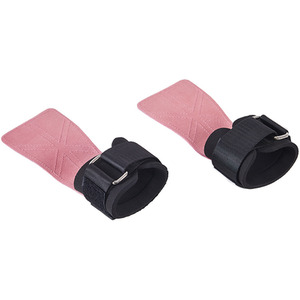 Wrist Straps Weight Lifting Gloves - Pink+Black by Livingandhome