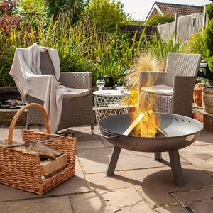 Cast Iron Classic Garden Firepit - Black by Harbour Housewares