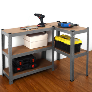 Heavy Duty Steel 5 Tier Racking - Grey by House Of Home