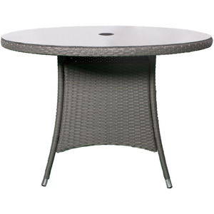 Nevada 5 Piece Round Dining Set - Grey by Royalcraft