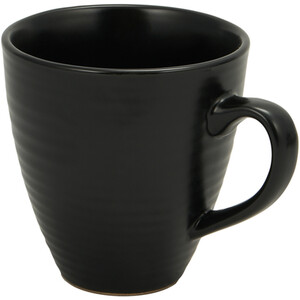 Nera Ribbed Mug - Black