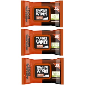 Biodegradable Trainer Shoe Cleaning Wipes Pack of 30 Footwear Wipes - White / 3 by Urban Kicks