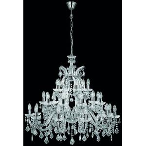Marie Therese 30 Light Crystal Chandelier Chrome Finish, E14 - Chrome by NA