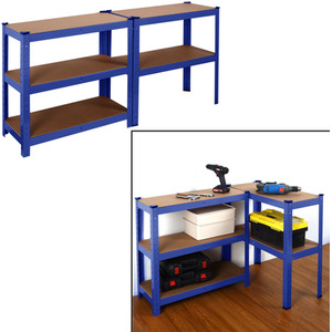 Heavy Duty Steel 5 Tier Racking - Blue by House Of Home