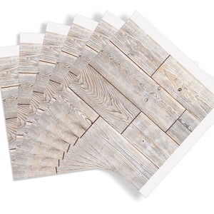 Rustic Oak Self Adhesive Wall Tiles - Beige by d-c-fix