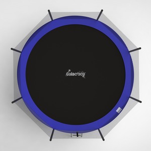 GALACTICA Trampoline Set Enclosure included - Blue / 12ft by GALACTICA