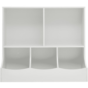 2-Tier Open Style Toy Storage Organizer with Bookcase by Livingandhome