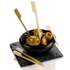 Bamboo Wooden Paddle Skewers for BBQs Kebabs and Cocktails by ProLux Concepts