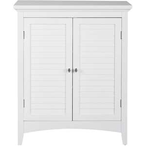 Teamson Home Wooden Bathroom Free Standing Cabinet Unit White ELG-585 - White by Teamson Home