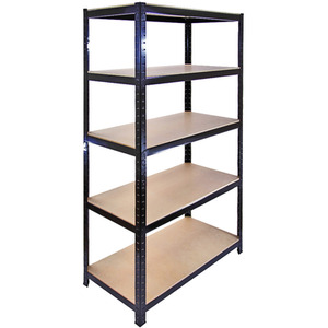 Monster Racking T-Rax Warehouse and Garage Metal Shelving - Black by Monster Racking