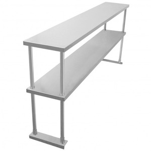KuKoo Double Tier Steel Over-shelf - Silver by Kukoo
