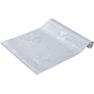 Wallpaper Retro Flower Textured PVC Roll by Kidkid