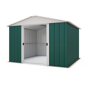 Yardmaster Metal Shed - Green / 303 x 202 x 298cm by Yardmaster