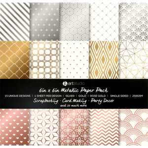 Art Studio Metallic Paper Pack by Art Studio
