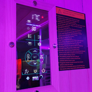 Indoor Family 4 - 6 Person Infrared Sauna - Canadian Spruce by Insignia