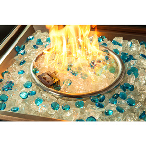 Ostara Garden Wicker Gas Fire Pit - Multi by MDA Designs