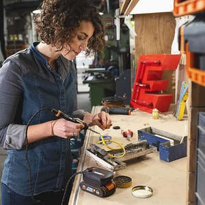 20V Wood and Metal Crafter Soldering Kit - Black by WORX