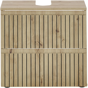 Austin 2 Drawer Under Sink Cabinet - Brown by Julian Bowen