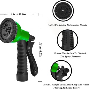 Garden Expanding Magic Hose Flexible Durable Water Pipe - Blue / 50ft by Shatchi