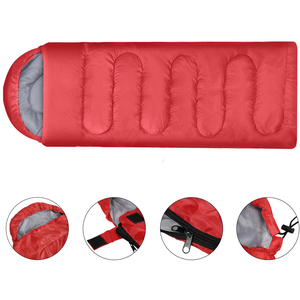 Adult Envelope Sleeping Bag Single Person - Red by Yaheetech