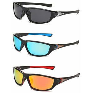 Polarised Sports Sunglasses - Black