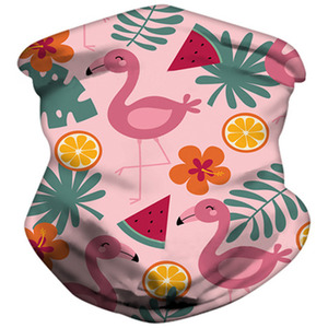 Children's Scarf and Face Covering - Flamingo