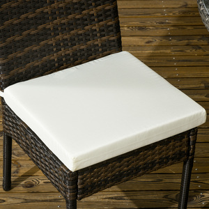 Outsunny Cushioned 2 Pieces Rattan Garden Chairs by Outsunny