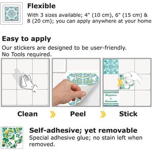 Walplus Wall Tiles Stickers by WALPLUS