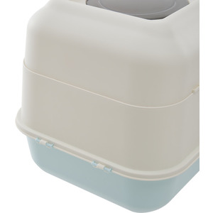 Kidkid Large Top Entry Cat Litter Box with Hood and Scoop by Kidkid