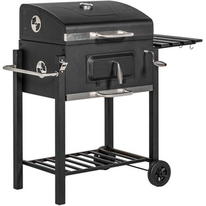Outsunny Charcoal Grill7 Smoker BBQ Trolley by Outsunny