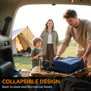 Outsunny 41L Festival Trolley on Wheels - Blue by Outsunny