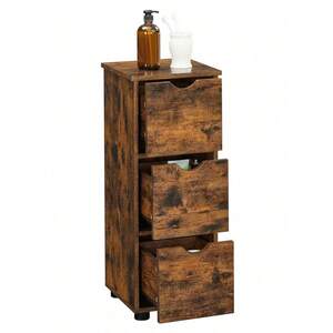 Bathroom Storage Cabinet with 3 Drawers - Bronze by VASAGLE