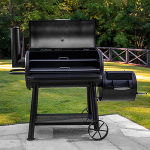 Char-Griller Grand-Champ Offset Smoker - Black by Char-Griller