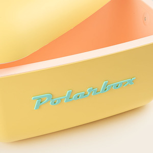 Polarbox Retro 20L Coolbox - Classic - Yellow by Polarbox
