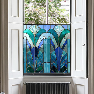 Acerenza Art Deco Stained Glass Window Film by Creative Printing Solutions