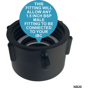 IBC S60x6 (2 inch) Female to (2 inch) BSP Female by DNA PACKAGING LTD