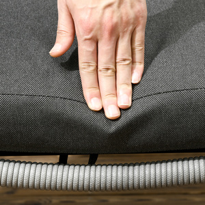 Outsunny 5pc Outdoor Wicker Rattan Garden Furniture Set Sofa, Coffee Table - Grey by Outsunny