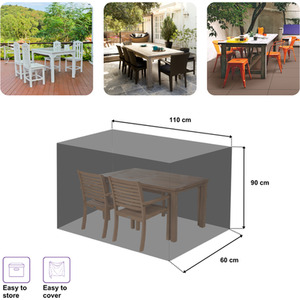 Heavy Duty Waterproof UV Outdoor BBQ Grill Protective Cover - Grey / Large by Home Source