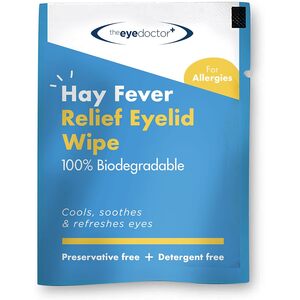 Eyelid Wipes for Hay Fever and Allergy Relief - White / 80 by The Eye Doctor