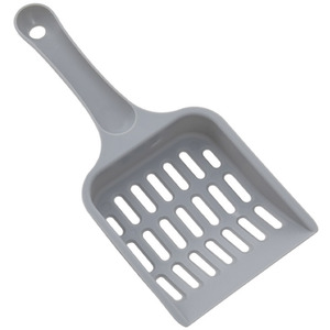 Covered Cat Litter Tray with Scoop - Grey by Livingandhome