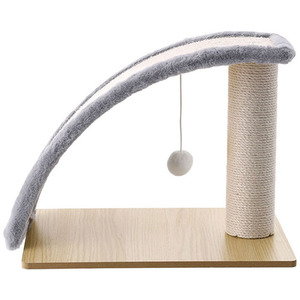 Slope Shape Sisal Cat Scratching Post - Brown by Livingandhome