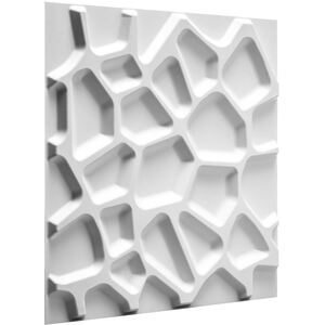 3D Wall Panels - White / Gaps Design by WALPLUS