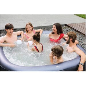 Otium 6 Person Hydrojet Spa - Grey by Mspa