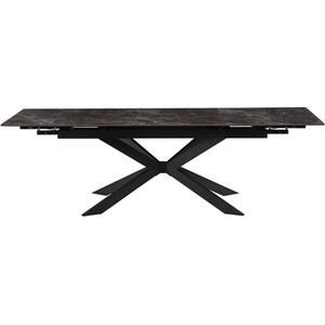 Henley Marble Extending Dining Table - Black