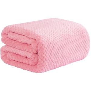 Waffle Honeycomb Mink Throw by Dreamscene